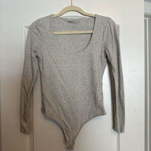 Abercrombie & Fitch Heather Gray Top